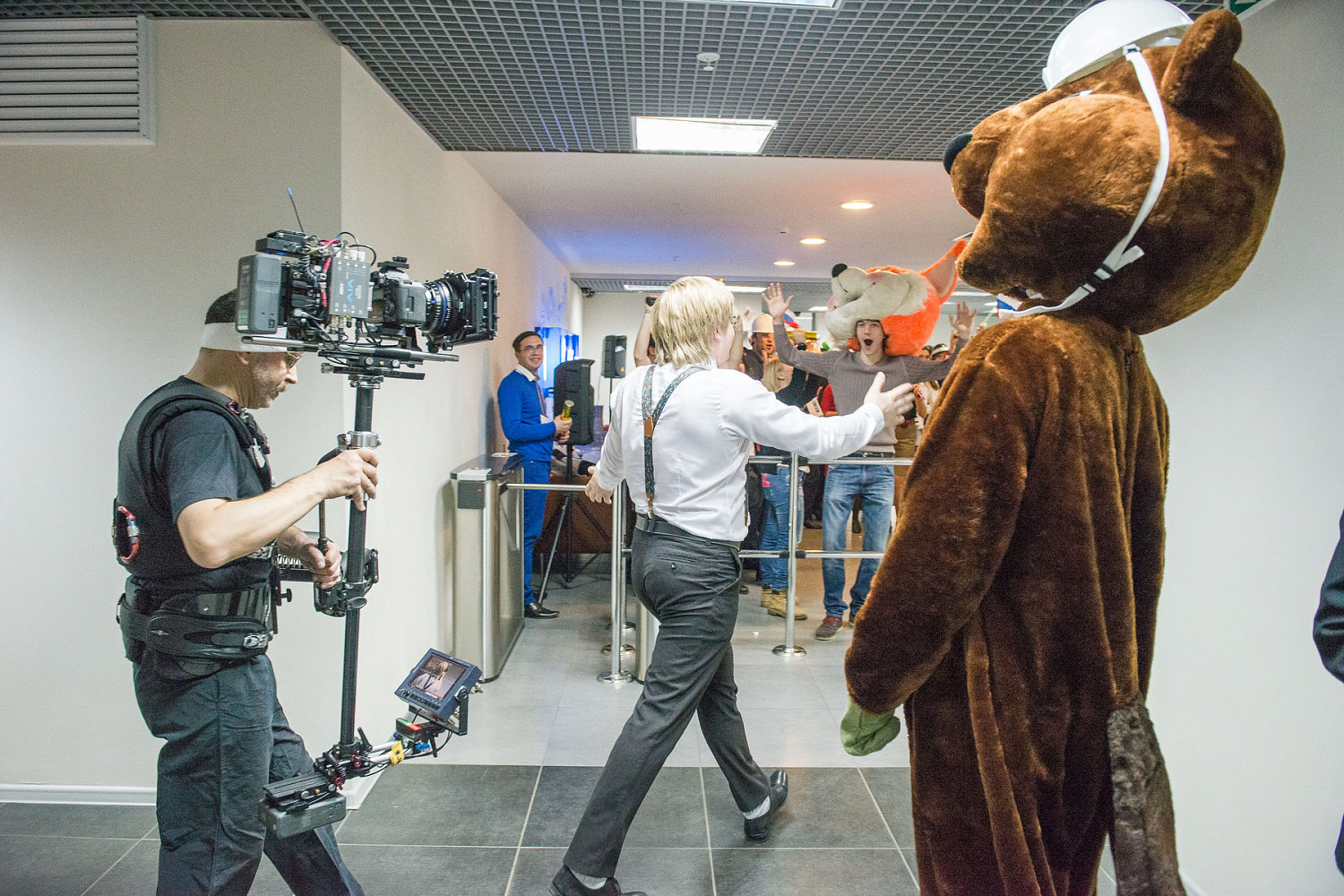 фото - Видео-корпоратив КЭС-Холдинг: съёмки ролика в стиле Lip Dub (Липдаб) к 23 февраля и 8 марта
